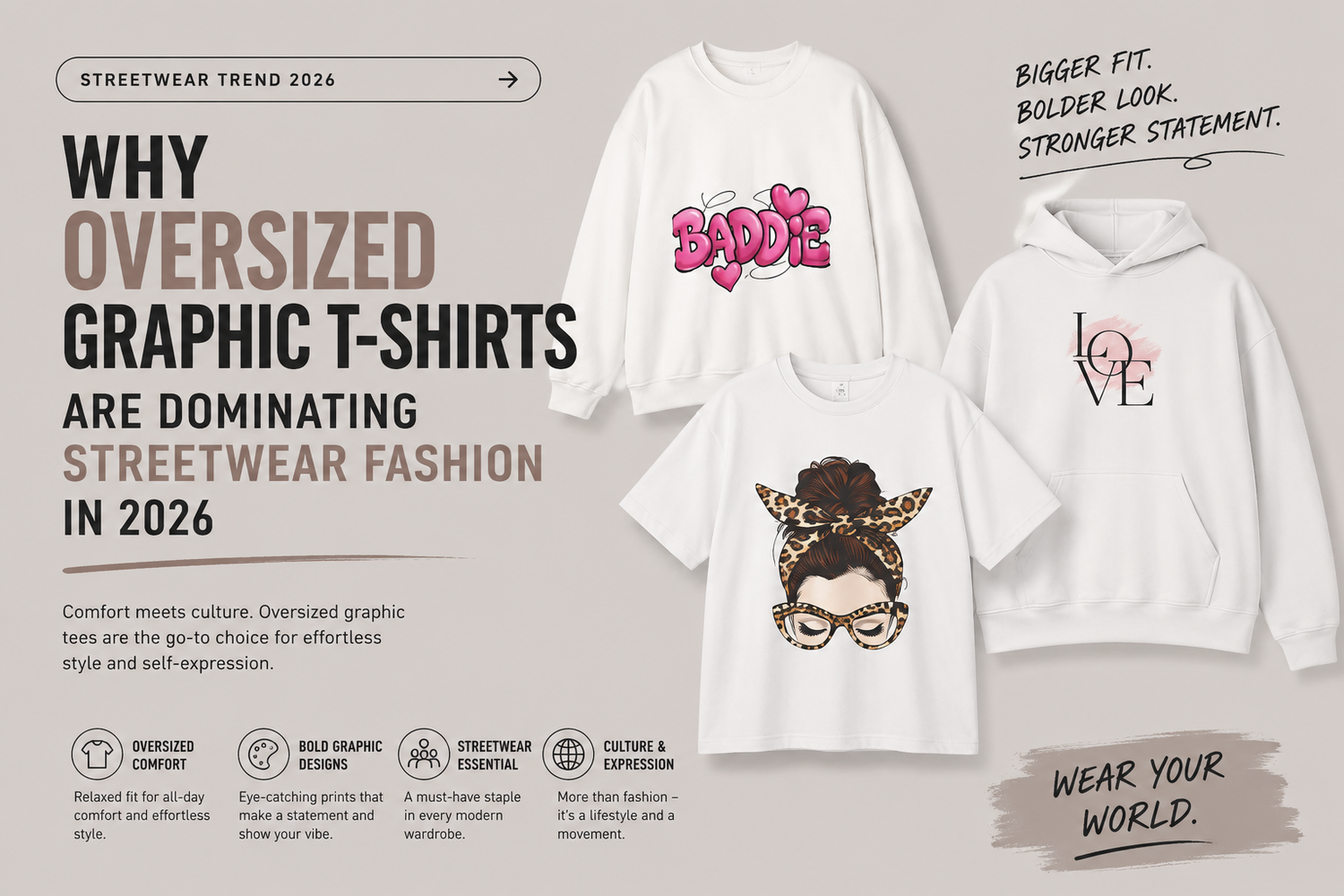Why Oversized Graphic T-Shirts Are Dominating Streetwear Fashion in 2026