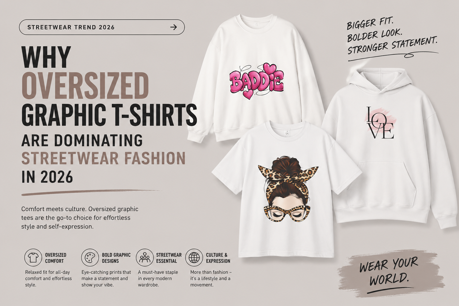 Why Oversized Graphic T-Shirts Are Dominating Streetwear Fashion in 2026
