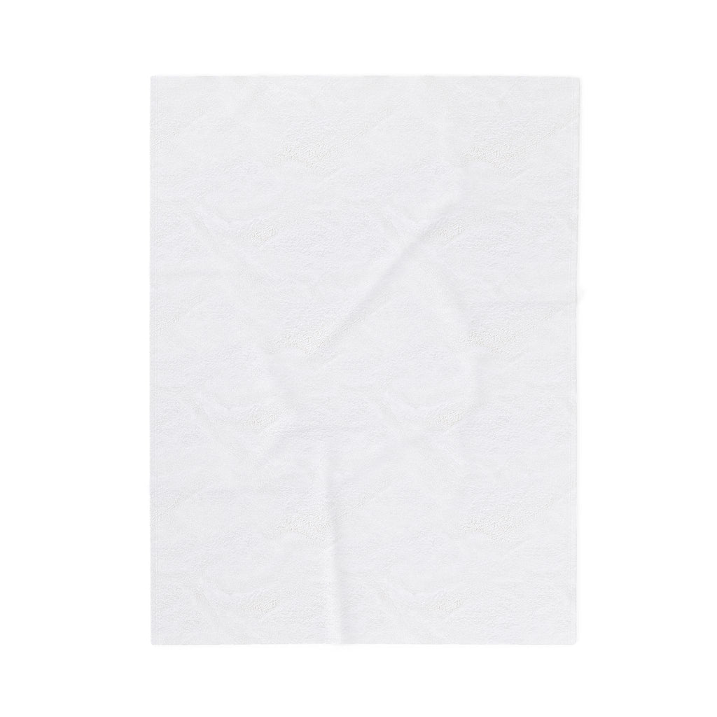 MENTALLY 00 Plush Blanket | Ultra-Condensed Grotesk Text, Minimal Streetwear Throw