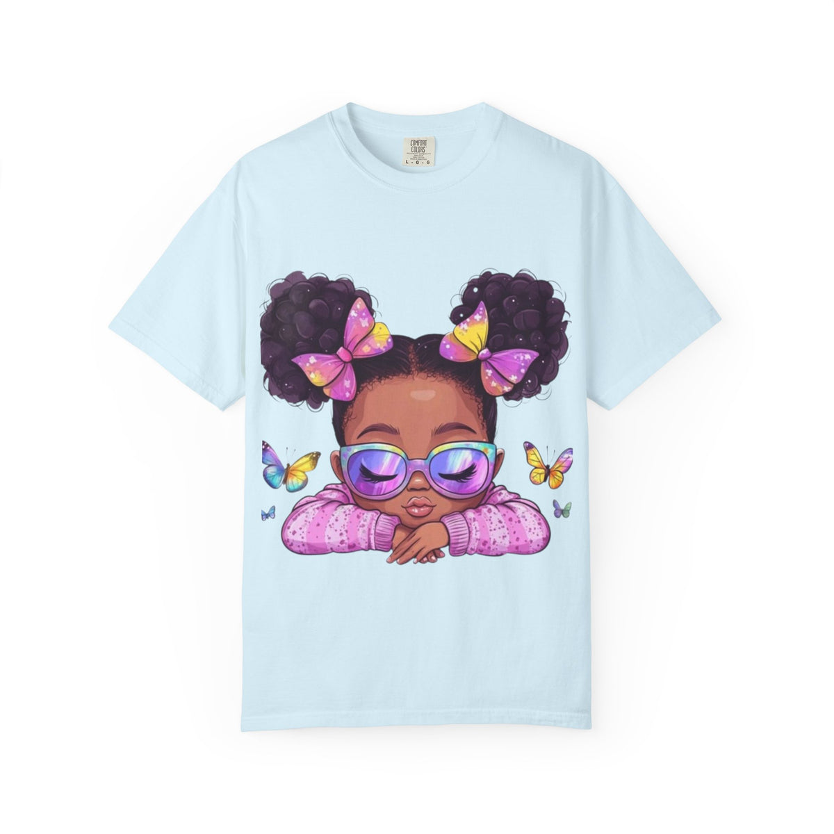 girls butterfly graphic tee