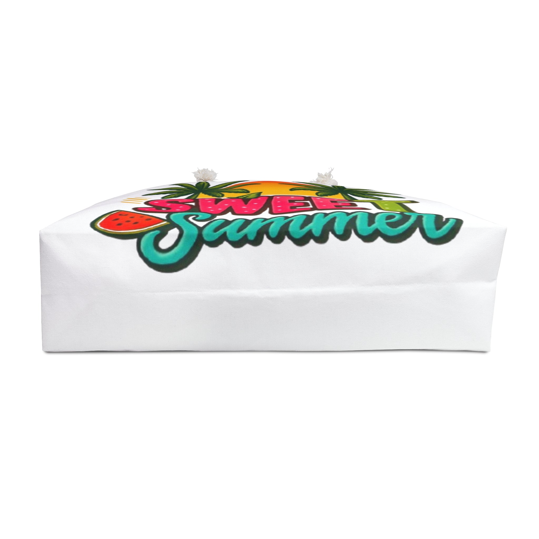 Sweet Summer Weekender Bag – Tropical Palm & Watermelon Travel Tote