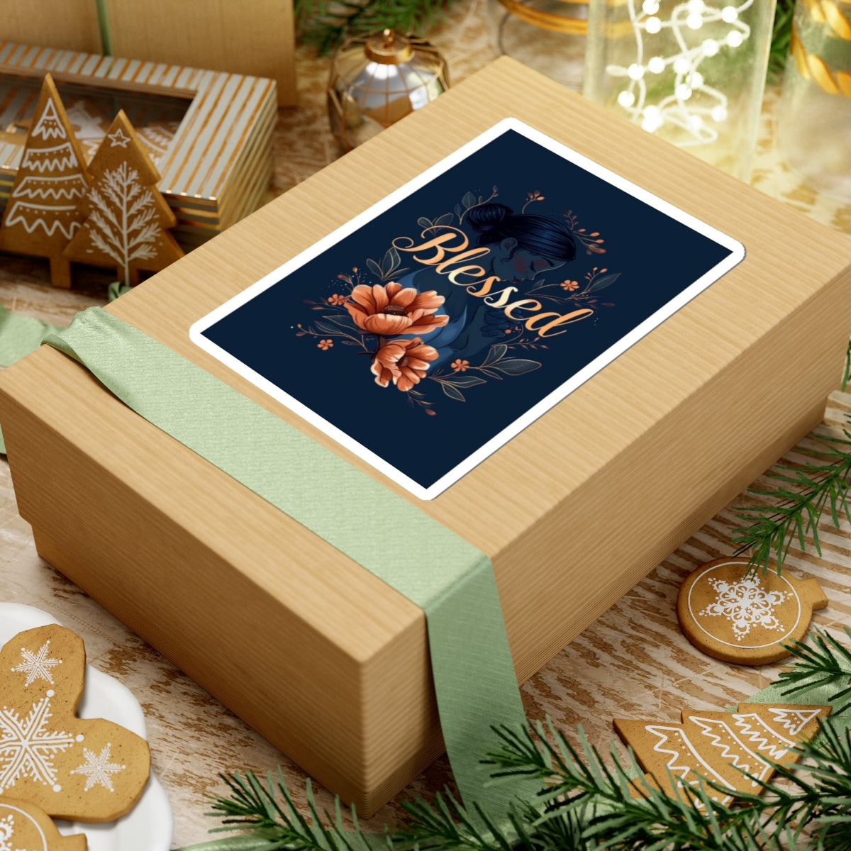 MENTALLY 00 Kiss-Cut Stickers | Ultra-Condensed Grotesk, Minimal Text