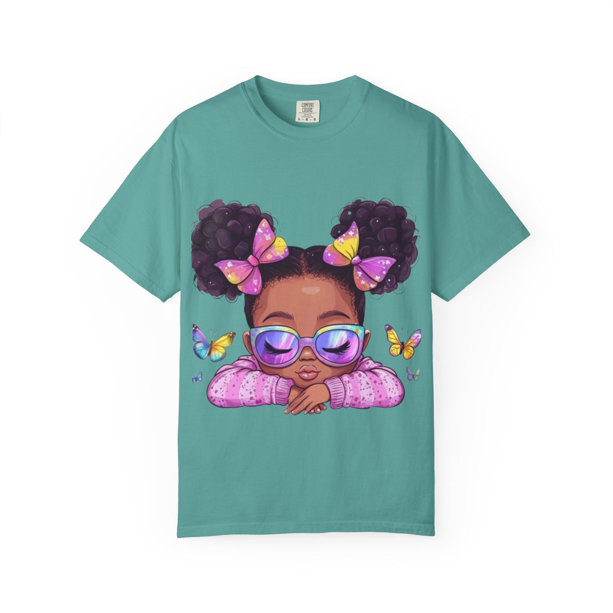 girls butterfly graphic tee