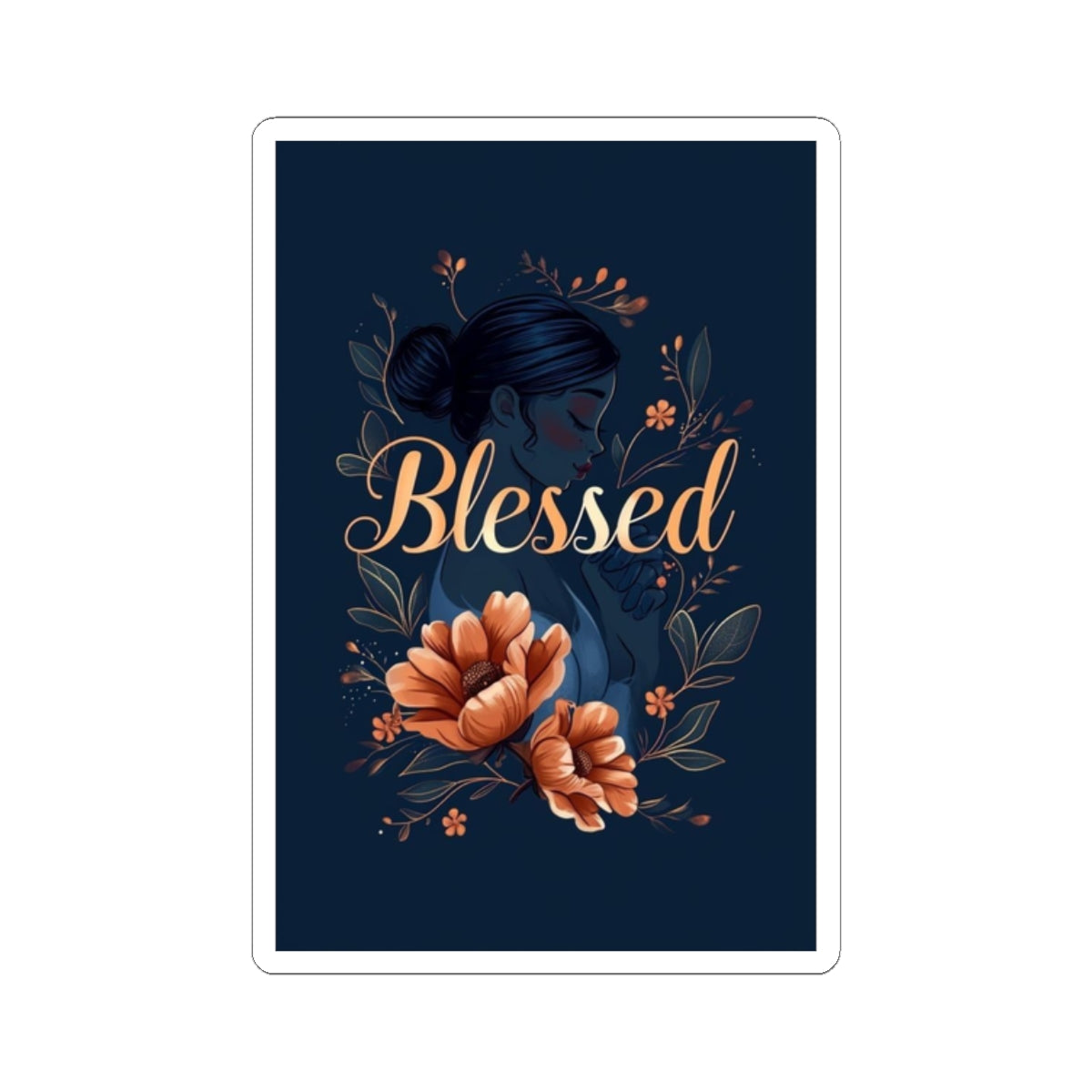 MENTALLY 00 Kiss-Cut Stickers | Ultra-Condensed Grotesk, Minimal Text