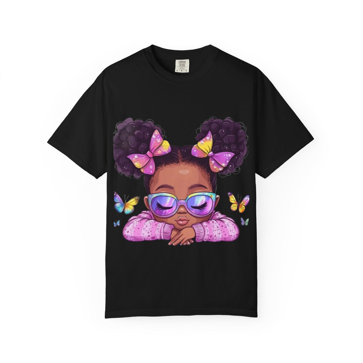 girls butterfly graphic tee