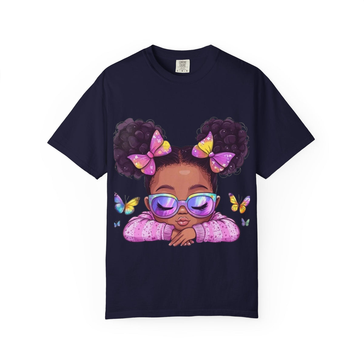 girls butterfly graphic tee
