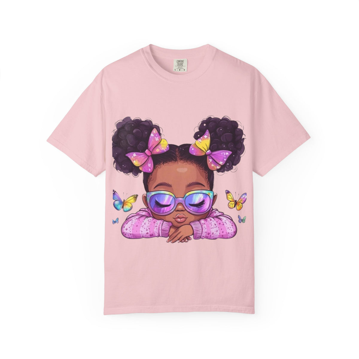 girls butterfly graphic tee