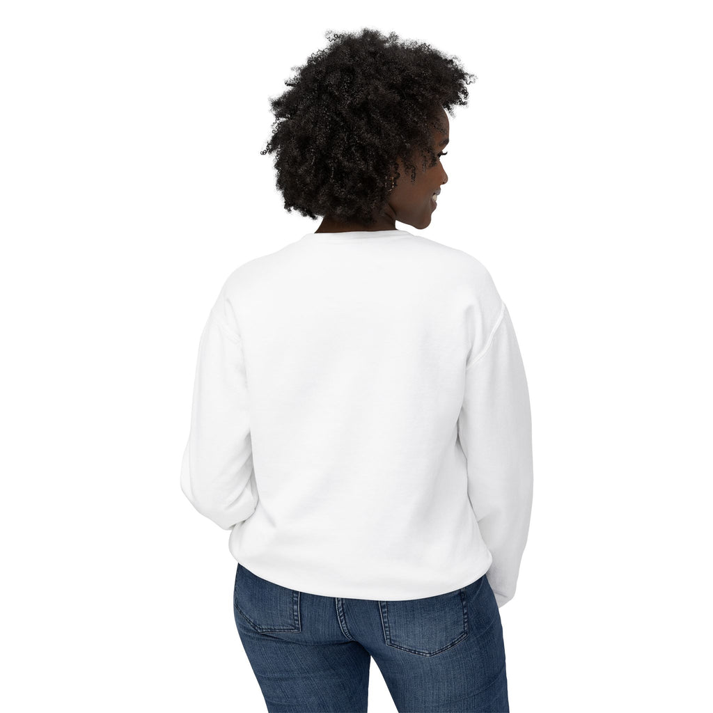 Butterfly Face Crewneck Sweatshirt — Pink Butterfly Art Graphic