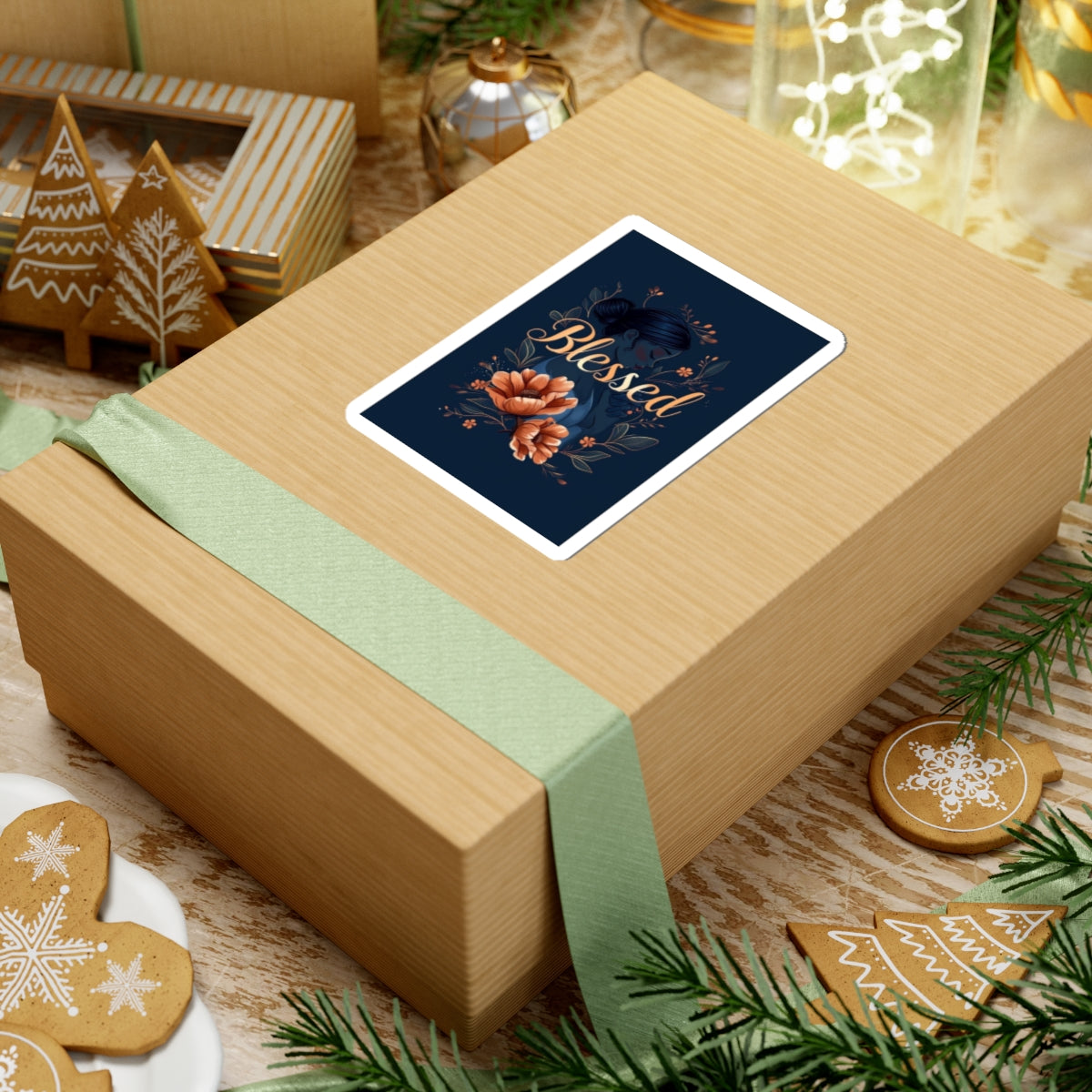 MENTALLY 00 Kiss-Cut Stickers | Ultra-Condensed Grotesk, Minimal Text